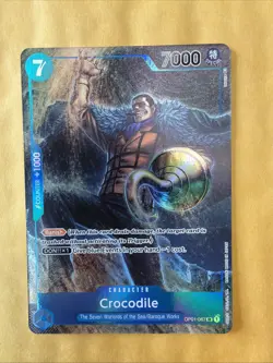 OP01-067-ALT Crocodile (Parallel) Super Rare Alternative Art One Piece TCG Card - Image 1