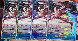4x Playset ST17-004 Boa Hancock SR One Piece TCG ST17 Starter English Playset - Image 1