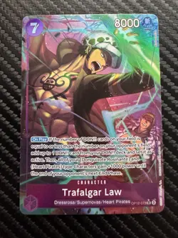 Trafalgar Law (Alternate Art) OP12-073 Legacy of the Master Foil 8000 Power - Image 1
