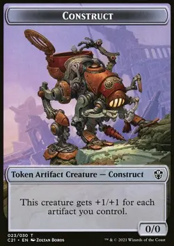 Construct - Non-Foil Token - tc21 - 23 | MTG Card - Image 3