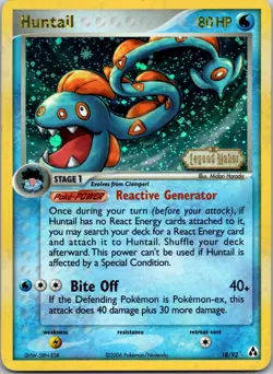 Huntail - 18/92 - Pokemon Legend Maker Reverse Holo Card LP - Image 1