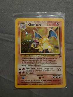 Pokemon TCG Charizard Base Set 2 Holo Rare Card 4/130 Ungraded - Image 1
