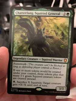 Chatterfang Squirrel General - BLC - Mtg Card #4P7 - Image 1