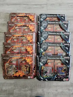 One Piece Card Game Illustration Box Vol. 5 & Vol. 6 - LOT OF 10 US Shipping - Image 1