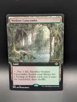 MTG - Verdant Catacombs - BORDERLESS - Land - MH2 479 - Rare - NM - Image 1