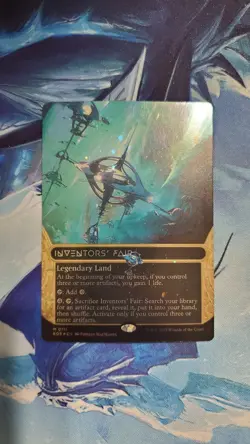 Inventors' Fair (0111) (Borderless) (Galaxy Foil) Edge of Eternities MTG - Image 1