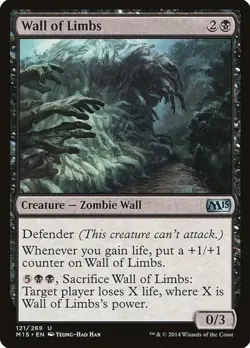 Wall of Limbs - Magic 2015 (M15) - Magic The Gathering MTG LP - Image 1