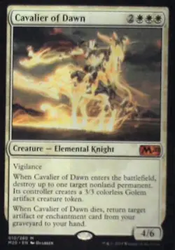 Cavalier of Dawn - Core Set 2020: #10, Magic: The Gathering Nm R239 - Image 1
