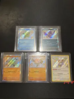 Shiny Pokemon Lot Of 5 Cards Pokemon TCG Shining Fates And Paldean Fates - Image 1