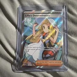 Lillie’s Determination Full Art #169/132 Pokemon Mega Evolution Set - Image 1