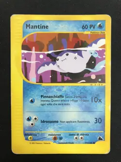 Pokemon Mantine 77/144 Skyridge Unlimited Wizards ITA Carte Vintage - Image 1