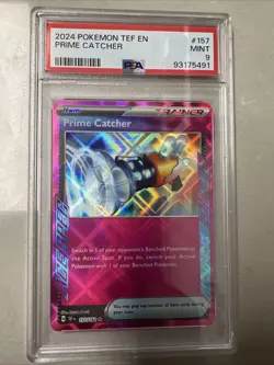 Pokemon TCG Prime Catcher 157/162 Temporal Forces PSA 9 - Image 1