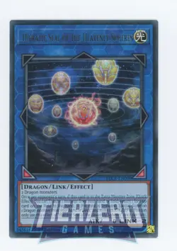 Yugioh Hieratic Seal of the Heavenly Spheres BLCR-EN090 Ultra Rare 1st Edition - Image 1