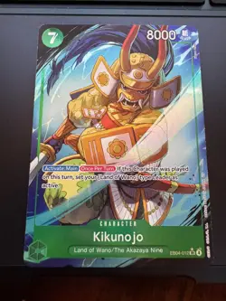 One Piece Kikunojo SR EB04-012 (Alternate Art) The Azure Sea's Seven Foil See Pi - Image 1