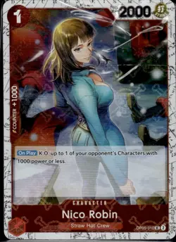 One Piece CG: Nico Robin - OP05-010 (PRB) - JR Foil English - Image 1