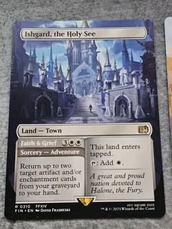 MTG Final Fantasy Borderless Lands Ishgard, Jidoor, Lindblum, Midgar, Zanarkand - Image 2