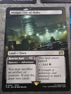 MTG Final Fantasy Borderless Lands Ishgard, Jidoor, Lindblum, Midgar, Zanarkand - Image 5