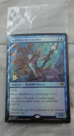 Vodalian Hexcatcher PreRelease FOIL Rare Magic The Gathering DMU NM - Image 1