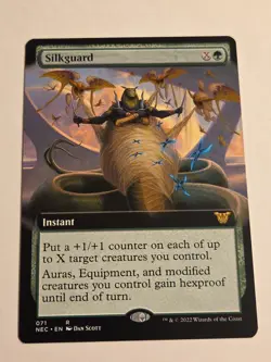 Silkguard (Extended Art) X1 NEC MTG Commander: Kamigawa: Neon Dynasty - Image 1