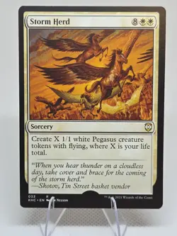 Storm Herd X1 KHC MTG Commander Kaldheim B1 - Image 1