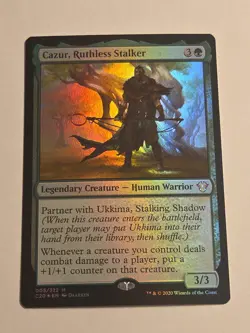 Cazur, Ruthless Stalker FOIL X1 C20 MTG Commander 2020 - Image 1
