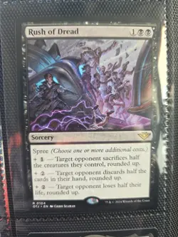 Rush of Dread X1 OTJ MTG Outlaws of Thunder Junction B1 - Image 1