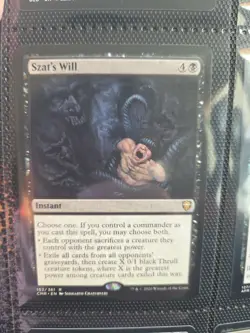 Szat's Will X1 CMR MTG Commander Legends B1 - Image 1