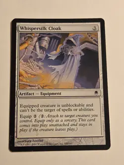 Whispersilk Cloak X1 DST MTG Darksteel - Image 1