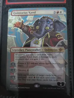 Quintorius Kand (0307) (Borderless) X1 LCI MTG The Lost Caverns of Ixalan B1 - Image 1