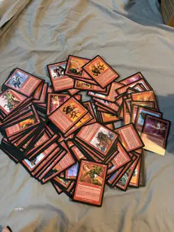 Magic The Gathering bundle 151 Red excellent Condition 1990s - Image 1