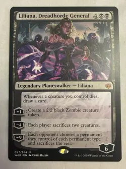 MTG Liliana, Dreadhorde General x1 - War of the Spark - Image 1