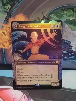 Aang, Swift Savior (Showcase) Avatar: The Last Airbender Foil - Image 1