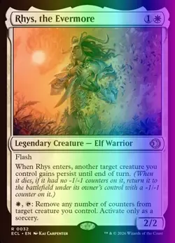 x1 Rhys, the Evermore - Foil R MTG Lorwyn Eclipsed M/NM, English - Image 1