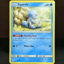 Squirtle 22/181 NM Team Up Sun and Moon & Near Mint SM Pokemon TCG Set Card - Image 1