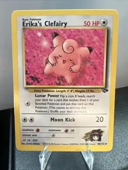 Erika's Clefairy - 40/132 Gym Challenge - Pokemon TCG - 2000 - Image 1