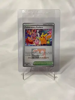 Pokemon TCG Celebratory Fanfare 2025 Ace Trainer Reward Black Star Promo Sealed - Image 3