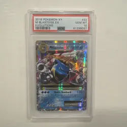 PSA 10 M Blastoise EX #22/108 Pokemon XY Evolutions - Image 1