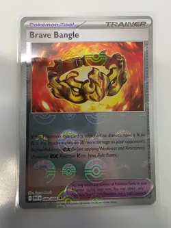 Brave Bangle 080/086 NM - Poke Ball Holo - 2025 S&V TCG Pokemon White Flare - Image 1