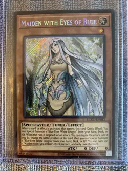 Yugioh Maiden with Eyes of Blue LCKC-EN012 Secret Rare NM - Image 1