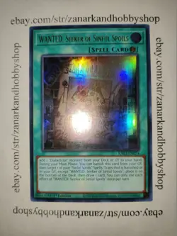 YuGiOh WANTED: Seeker of Sinful Spoils RA03-EN074 Ultra Rare - Image 2