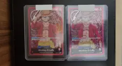 2x Monkey D. Luffy Leader Super Pre Release One Piece Card Game - Image 1