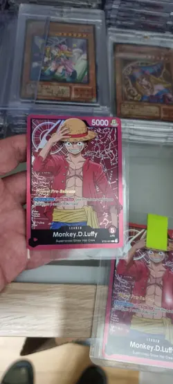 2x Monkey D. Luffy Leader Super Pre Release One Piece Card Game - Image 2