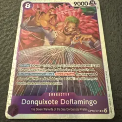 DONQUIXOTE DOFLAMINGO - OP10-071 - One Piece - FOIL - English - Super Rare - Image 1