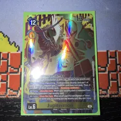 Digimon Card Game Jupitermon BT24-101 SEC Alternate Art NM - Image 1