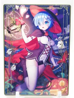 Goddess Story - Gold Metal Waifu Card - Rem - Image 1