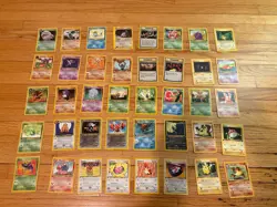 Lot of 40 Vintage Pokemon Cards Most Are First Edition! - Image 1