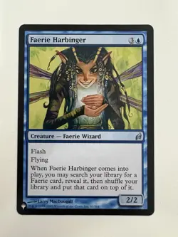 Faerie Harbinger MTG Magic the Gathering Card NM Near Mint LRW - Image 1