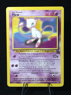 Pokemon TCG Mew 8 WotC Promo Regular LP Original Wizards of the Coast Card - Image 1