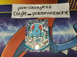Tentacool #72 Pokemon Topps Series 1 Card (Red Label) NM - Image 1