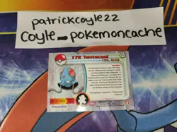 Tentacool #72 Pokemon Topps Series 1 Card (Red Label) NM - Image 2